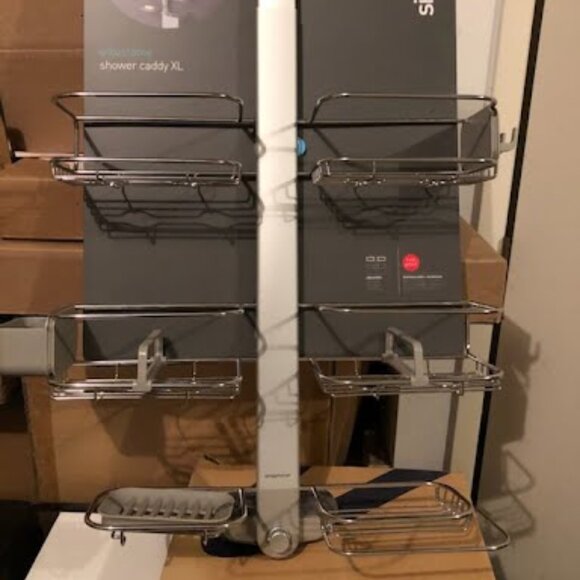 NEW simplehuman Adjustable and Extendable Shower Caddy XL, - Picture 2 of 7